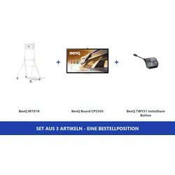 BenQ Board CP5505 Aktionsbundle - Interaktives Touch-Display 55 Zoll mit InstaSh...