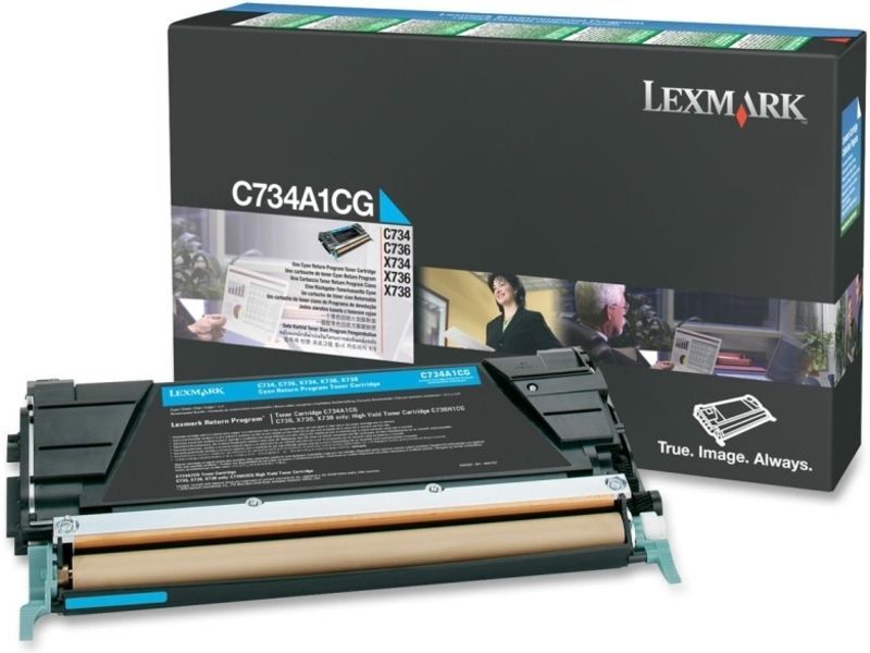 Lexmark C734A1CG - Cyan - Toner