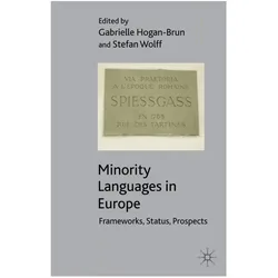 Minority Languages in Europe, Fachbücher von Gabrielle Hogan-Brun, Stefan Wolff