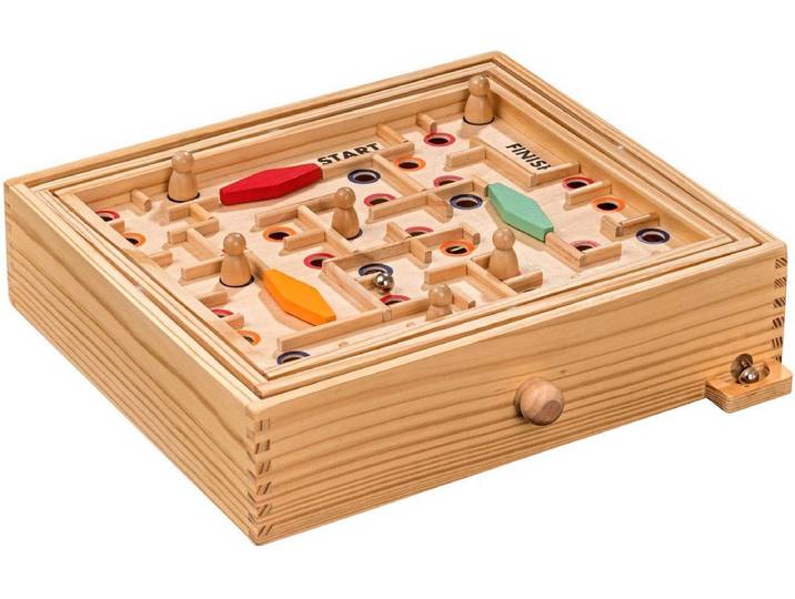 Philos 3209 - Labyrinth hindernis - Hout - 35x31x9 cm