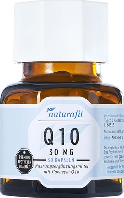 NaturaFit GmbH NATURAFIT Q10 30 mg Kapseln 8.8 g 07240233