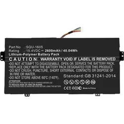 CoreParts Laptop Battery for Acer (2600 mAh), Notebook Akku, Schwarz