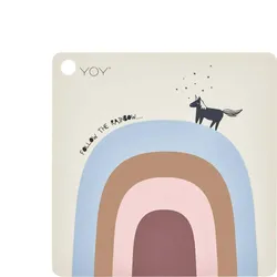 OYOY Follow The Rainbow Platzset 38 x 38 cm