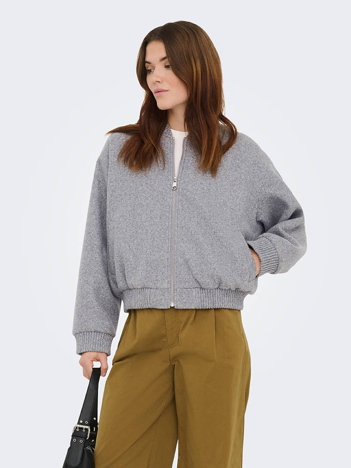 ONLY Blouson "Elba" in Grau - M
