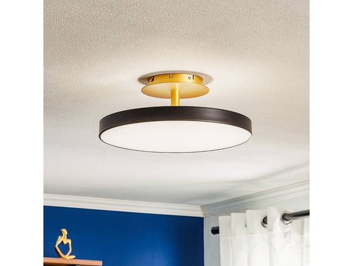 Asteria Up Plafonnier Medium Black - UMAGE Asteria Up Medium - Salon / séjour - Design - Métal - Semi-encastré