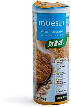 Santiveri Galletas Muesli sin Azúcar