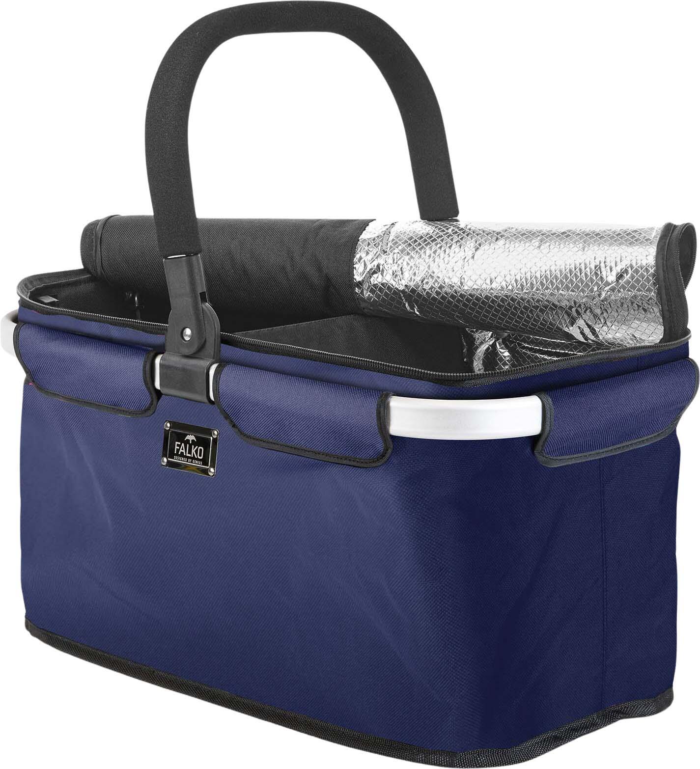Genius Einkaufskorb Falko Duo dunkelblau, 25,0 l 06949