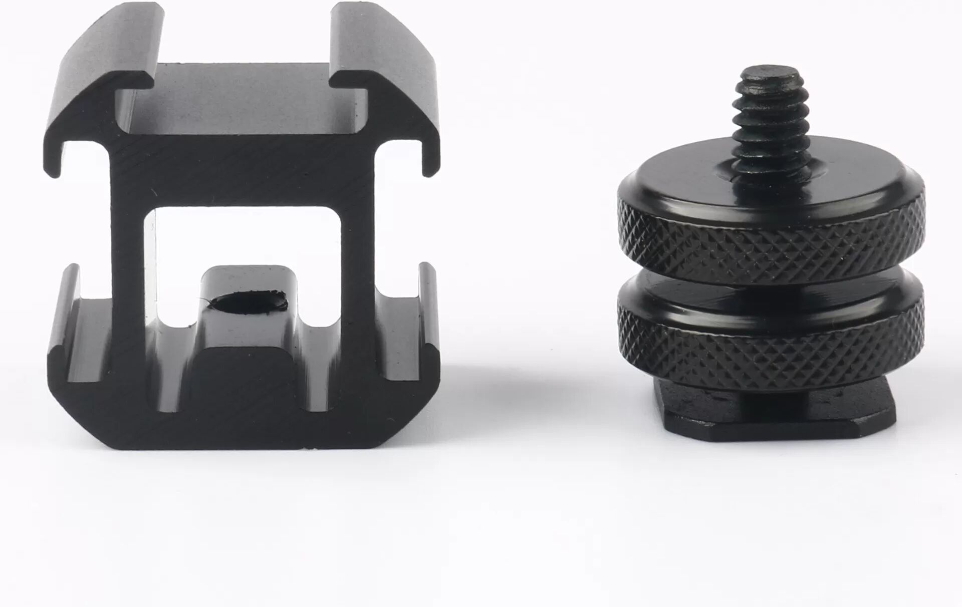 INF Mini Support de Griffe Triple en Aluminium pour Microphone et Lumière LED