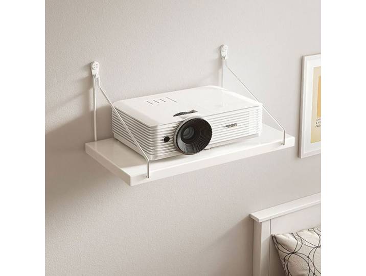 Étagère murale projecteur sans perçage - pour chevet salon home cinéma - rangement
