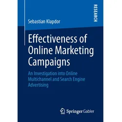 Effectiveness of Online Marketing Campaigns, Fachbücher von Sebastian Klapdor