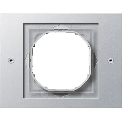 Gira 021165 Abdeckrahmen 1f Gira TX_44 (WG UP) F Alu