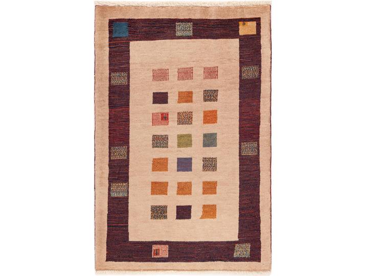Perser Gabbeh Loribaft Teppich 80x119 Handgeknüpft Modern Orientteppich Perserteppich Wolle