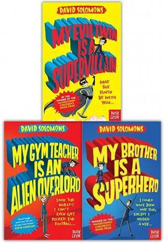 Nosy Crow Ltd David Solomons Series My Brother Is A Superhero 3 Books Collection Set