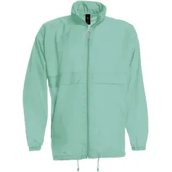 B&C Herren Ungefütterter Windbreaker Sirocco JU800 pixel turquoise XL