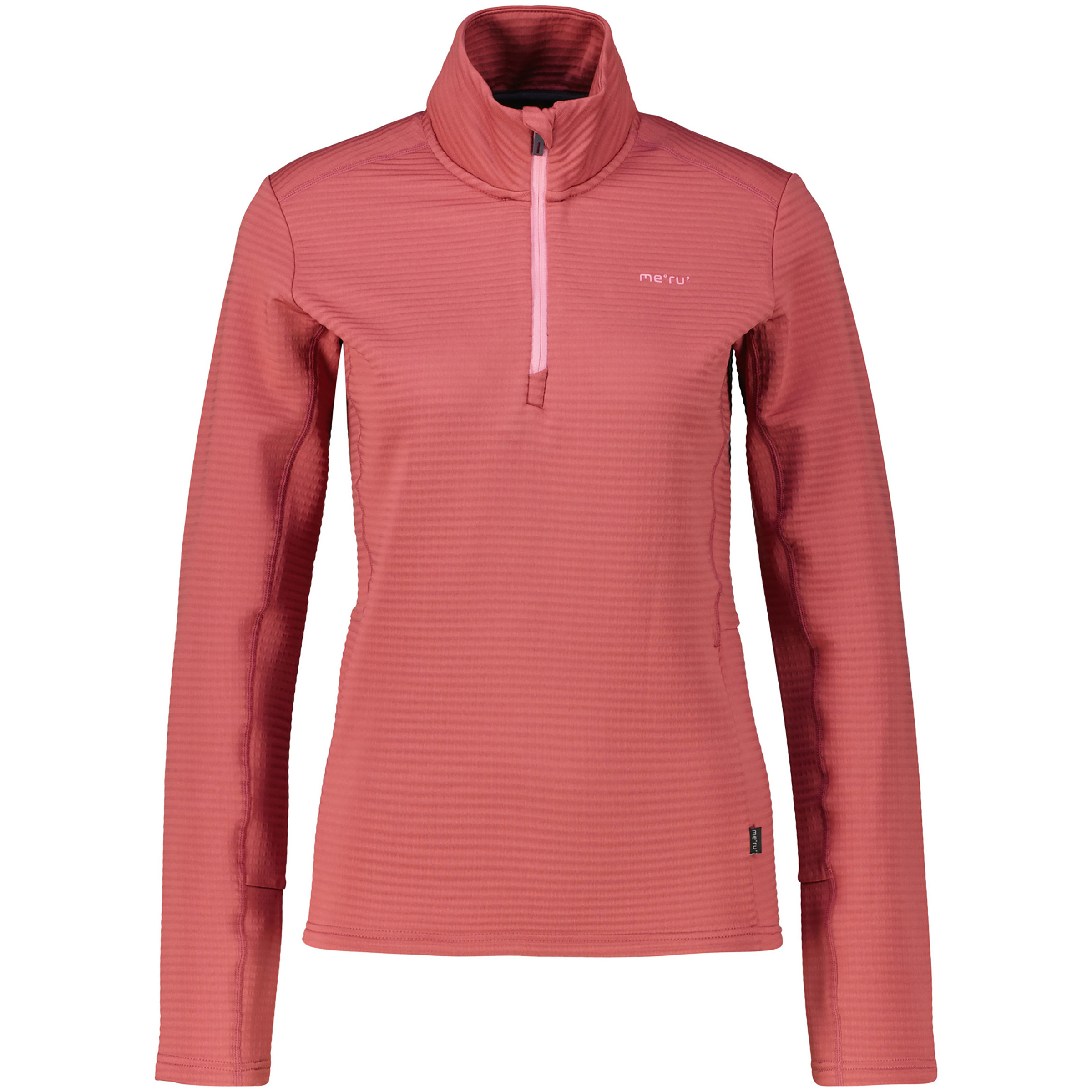 Bergzeit Basics Meru Levanger Damen Longsleeves rot Größe S Trekking Elastisch