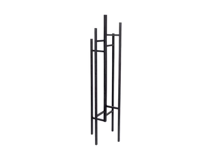 Design Garderobenständer „Eigen“ aus massiver Eiche Schwarz MR.WOOD