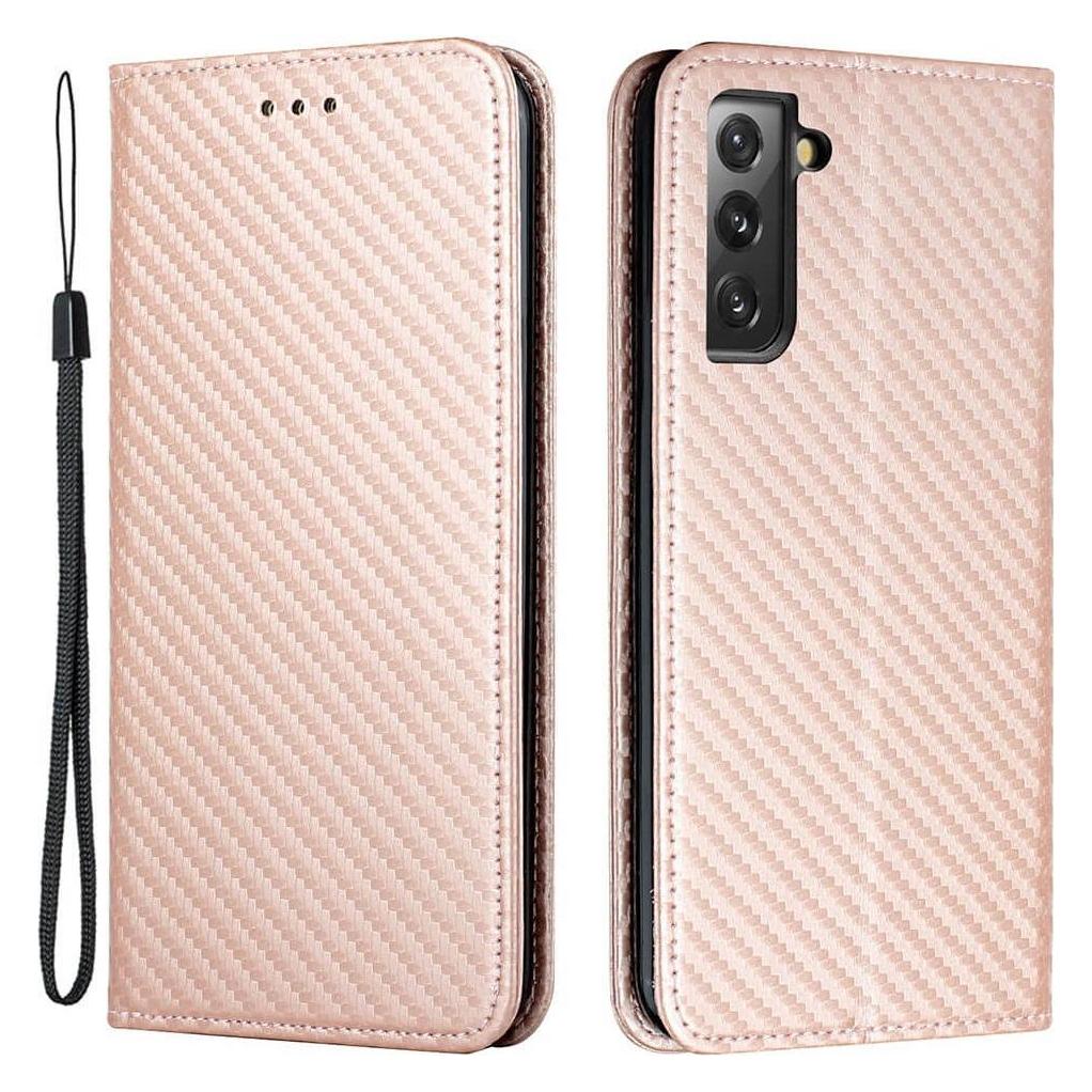 Cover-Discount Galaxy S22+ - Carbon Look Flip Case Hülle (Samsung Galaxy S22+) (70197204)