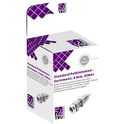 TRU COMPONENTS Laborsteckverbinder-Sortiment Buchse, Einbau vertikal Silber 10 St. T1906C147