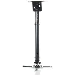 Art RAMP P-107B Holder P-107B, 47-76cm to projector juodas 15KG Mounting to the lubinis laikiklis (Decke), Beamer Halterung, Schwarz