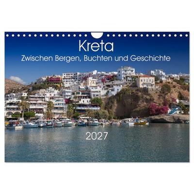 Kreta – Zwischen Bergen, Buchten und Geschichte (Wandkalender 2027 DIN A4 quer), CALVENDO Monatskalender