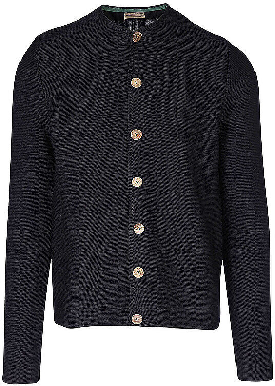 GOTTSEIDANK Trachten Strickjacke ALOISIUS blau   M M