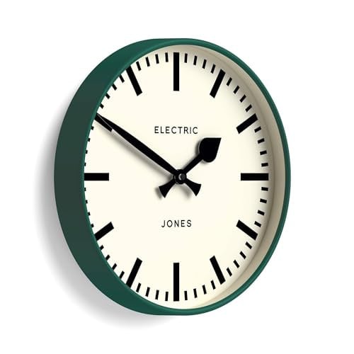 Jones Clocks Tiger ronde wandklok - Groen - 30 cm