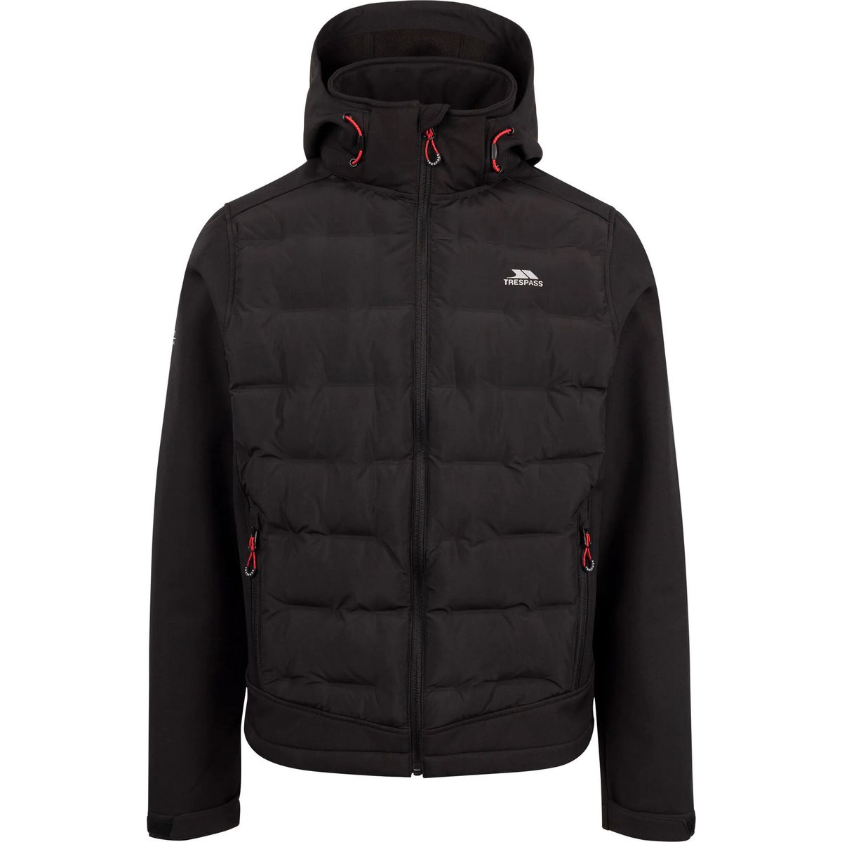 Trespass Alwero - Male Hybrid Softshell Jacket TP75 black (BLK) XS MAJKSSTR0031_BLK_XS