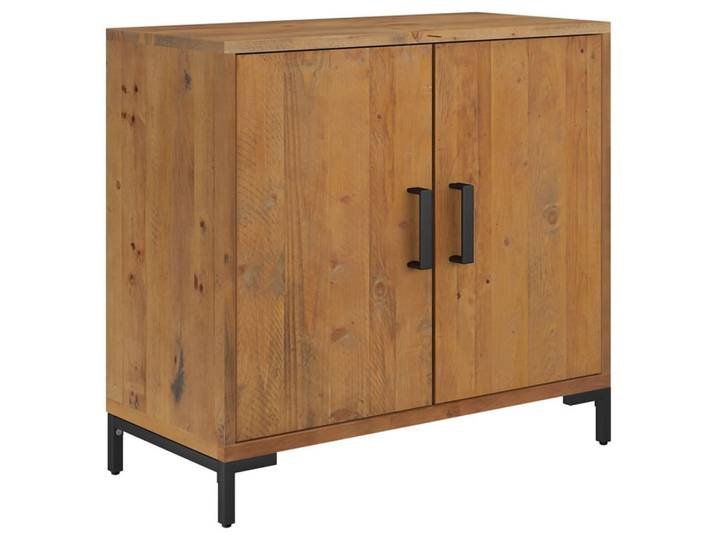 vidaXL Sideboard Sideboard Braun 75x35x70 cm Massivholz Kiefer (1 St)