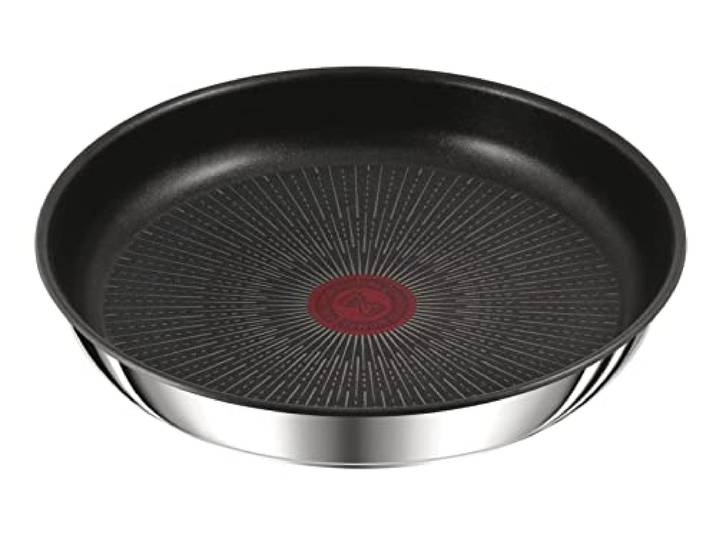 Tefal Ingenio Preference Bratpfanne 26 cm, stapelbar, Edelstahl, sichere Antihaftbeschichtung, Induktion, vielseitig einsetzbar, platzsparend, Temperaturanzeige, L9730502