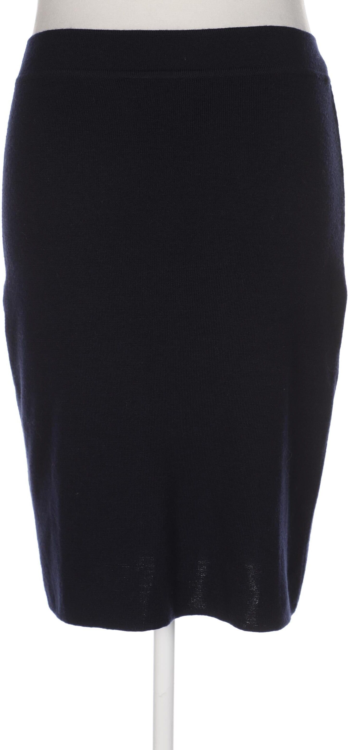 Burberry Damen Rock, Marineblau, Gr. EU 42, Merino - Second Hand