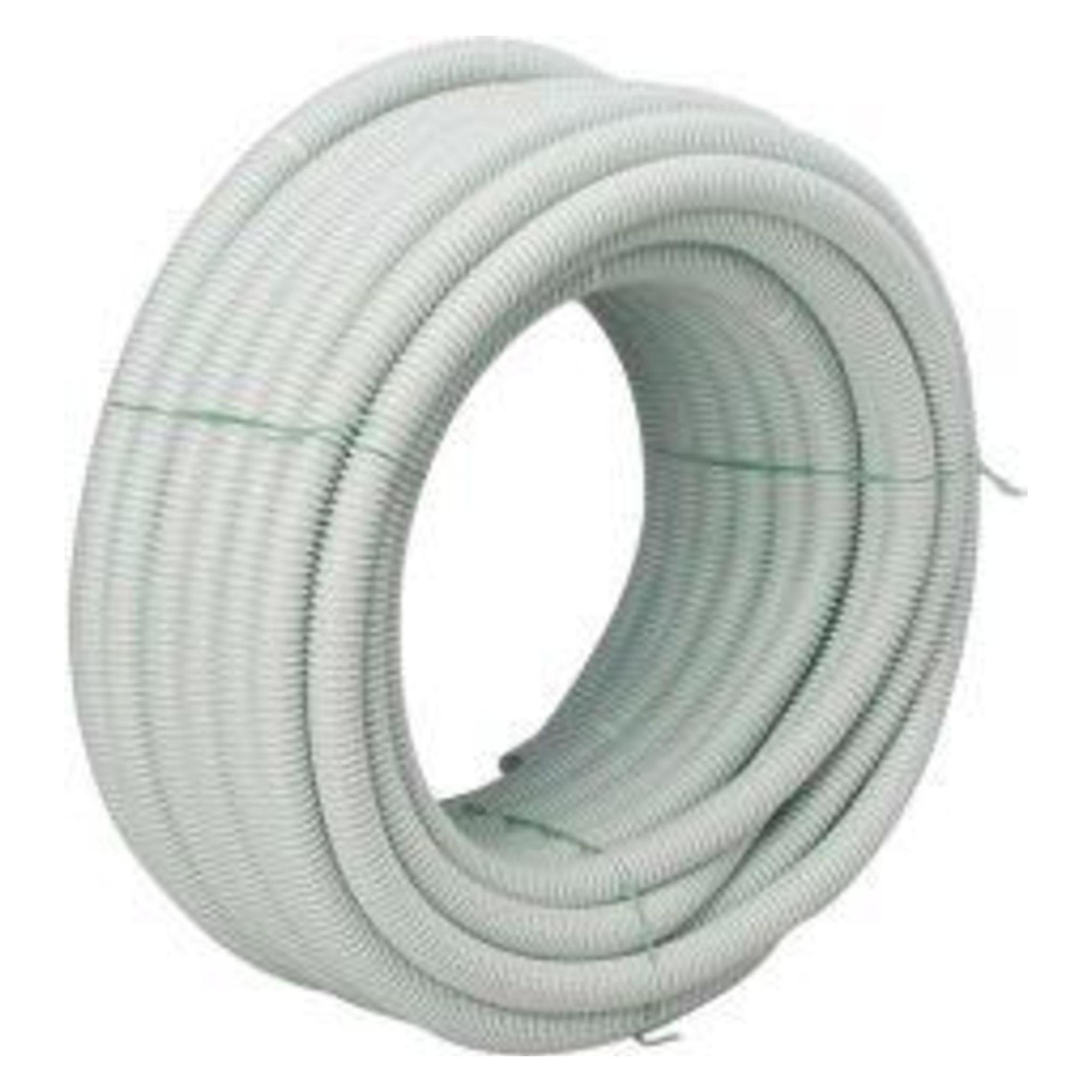 Magni REV ISO-Rohr für Elektroinstallation, Kabelrohr EN16 flexibel 25m 320N/5cm, -5°C bis +60°C, grau (4008297790075)