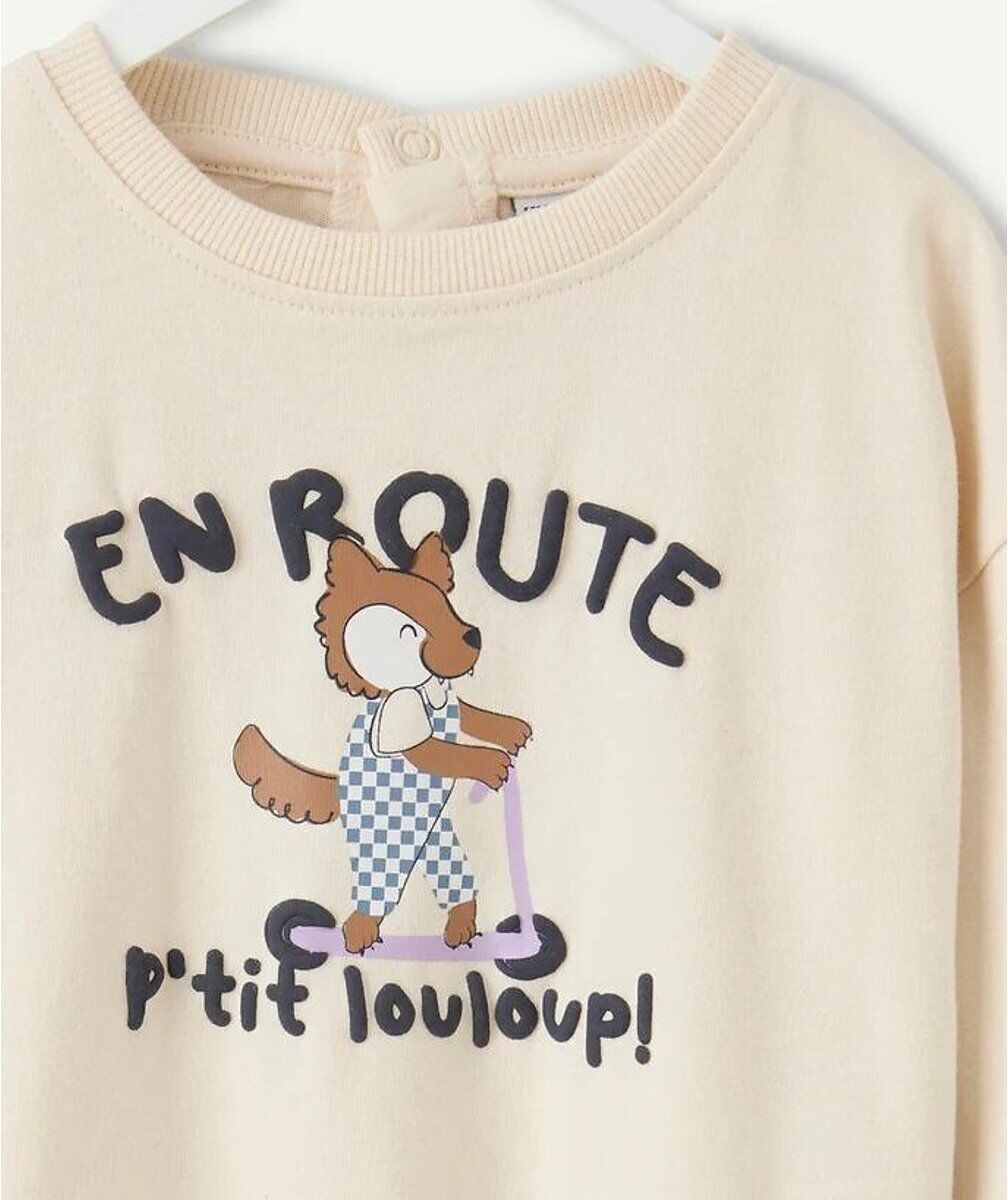 TAPE A L'OEIL T-shirt manches longues, à message