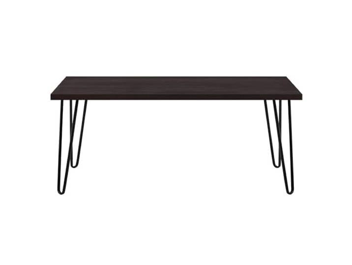 Wohnzimmertisch >Sone< Wohnzimmertisch Sone, Braun, 105x45x49 cm, Metallfüße pulverbeschichtet in Grau, belastbar bis 18 kg, inklusive Aufbauanleitung, moderner Design Couchtisch für Wohnzimmer.