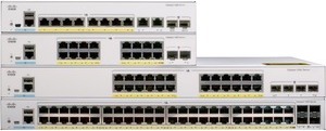 Cisco Catalyst C1000-24P-4X-L, Managed, L2, Gigabit Ethernet (10/100/1000), Vollduplex, Power over Ethernet (PoE)