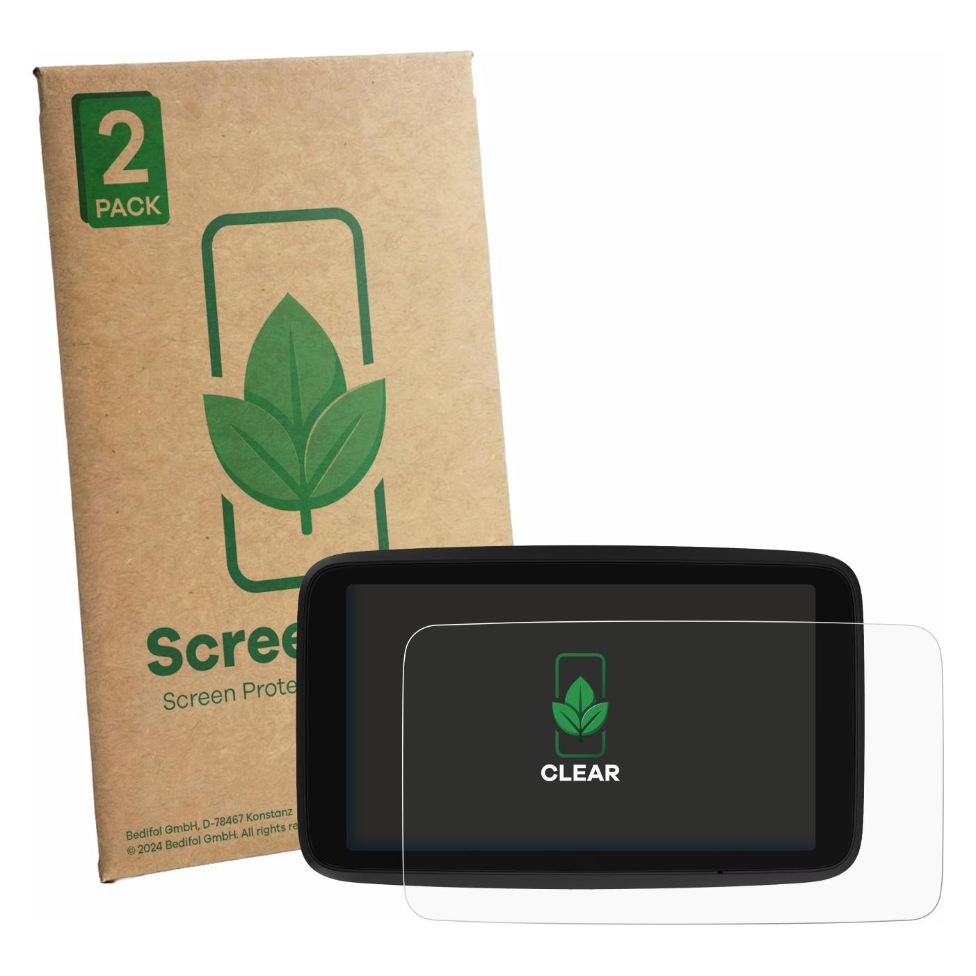 ScreenLeaf Schutzfolie für TomTom GO Professional 6" Displayschutz Display Schutz Folie Klar Transparent (6164727)