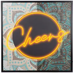 LED-Bild Cheers Multicolor