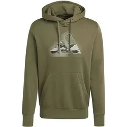 ADIDAS Herren Kapuzensweat CAMO MODERN LOGO GRAFIK, Größe M in Braun Braun