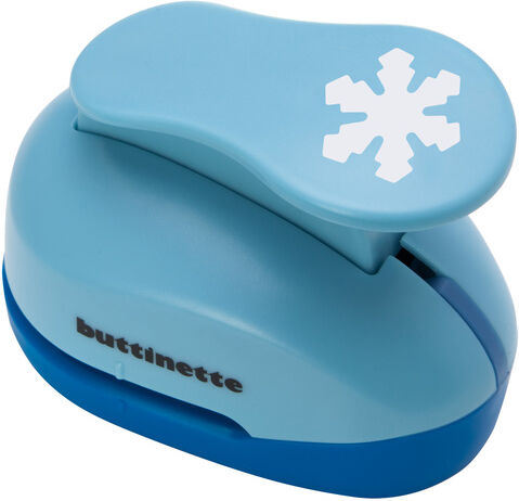 buttinette Jumbolocher "Schneeflocke", 38 mm