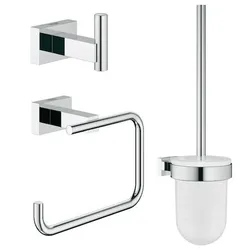 GROHE Zubehör Essentials Cube Chrom Metall, Glas 40757001