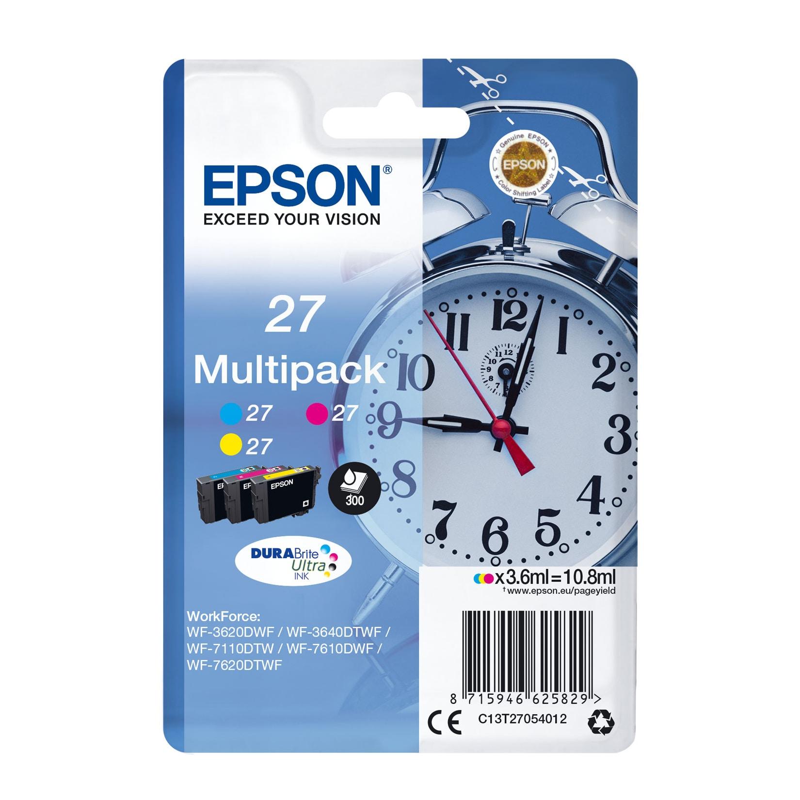 Epson T2705 Wecker Tripack C/M/Y Druckerpatrone