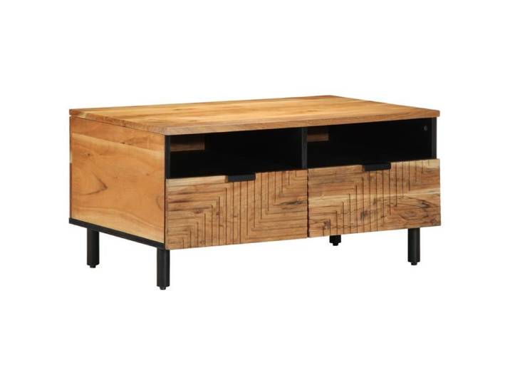 Table basse - Solomon - Petite table Support 80x54x40 cm Bois massif d'acacia JUILLET8983015