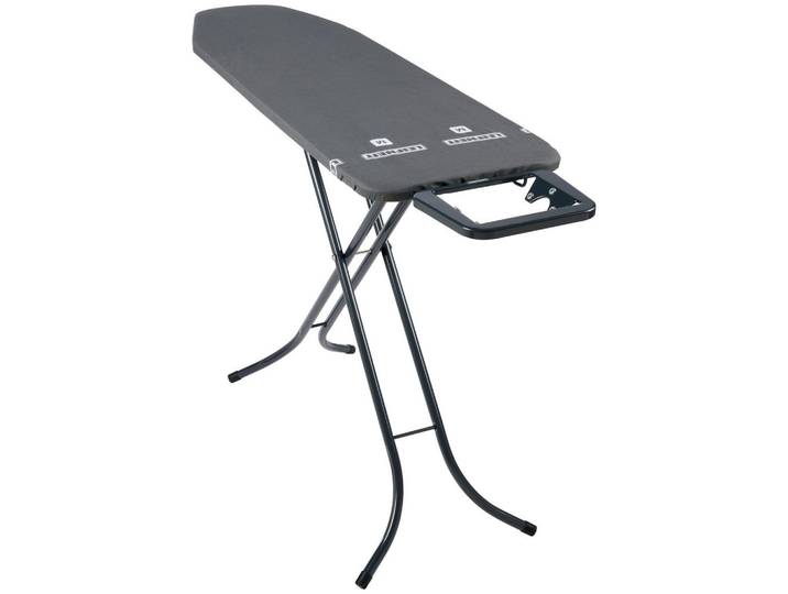 Leifheit Bügelbrett, Schwarz, Textil, Uni, 69 cm Schubladen, 38x88x120 cm, Haushalt & Reinigung, Wäschepflege, Bügelbretter & Bezüge