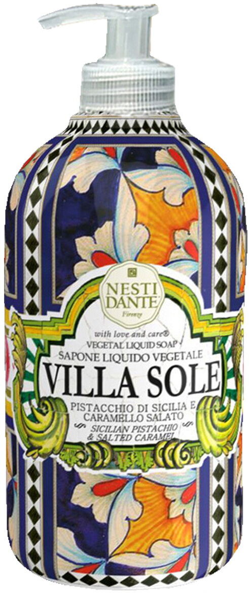 500ml Nesti Dante Villa Sole Pistacchio Di Sicilia e Caramello Liquid Soap