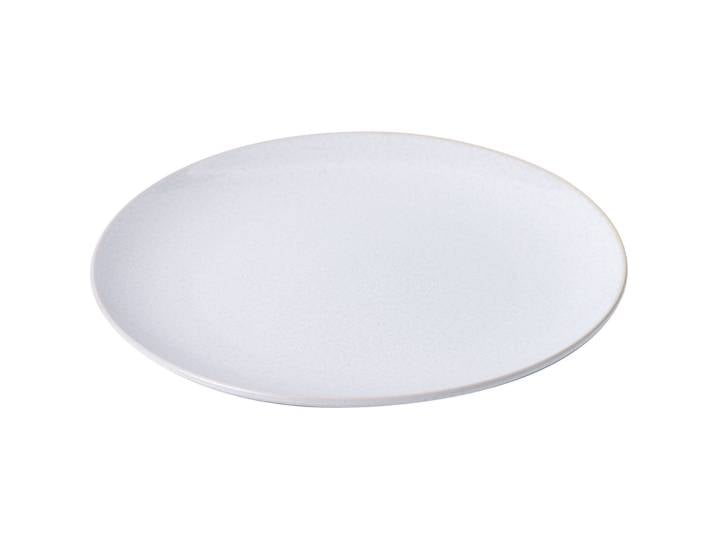 Teller flach Lorraine creme Stoneware D 27.3 cm - Farbe: Weiss - Teller flach