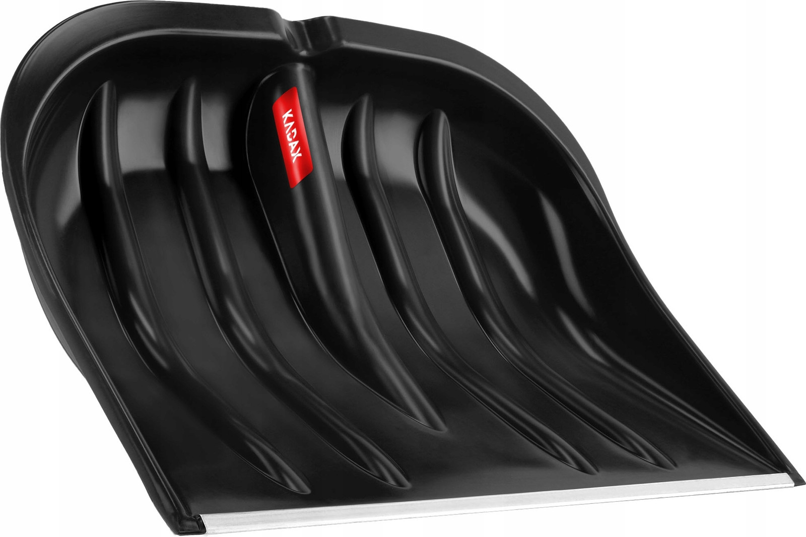 KADAX Rilhac sneeuwschuiver zonder steel met aluminium rand, zwart, Breedte: 49 cm