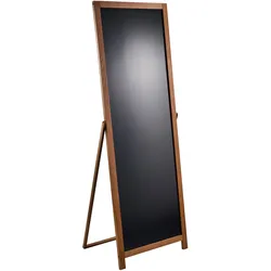 Kreidetafel Aufsteller, mit Schreibfläche 440 × 1370 mm, Buchenholz, braun