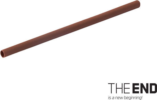 Delphin Gaine thermo-rétractableTHE END / par 50 1,6 x 43mm / G-R Gray, Beige, Silver 1,6 x 43mm / G-R