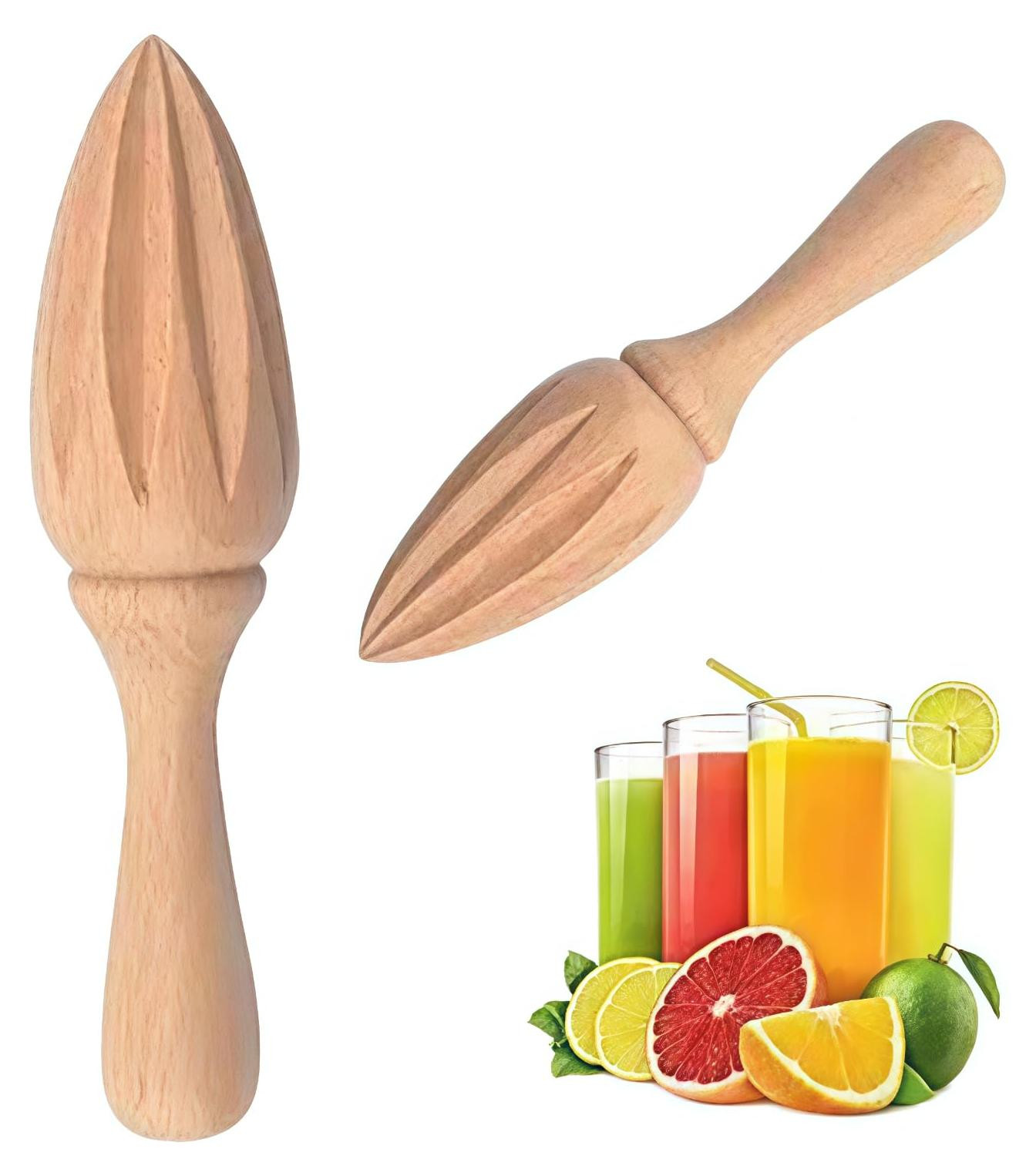Solidchoice Houten citroenpers handmatige citruspers voor thuis en horeca