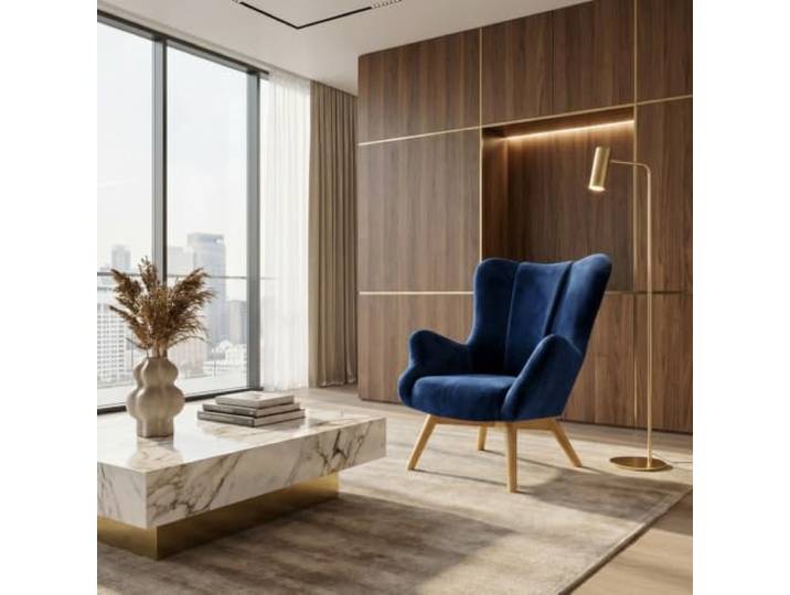 Family Meble Sessel Vika – skandinavischer Sessel – Variante Royal 22