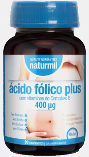 NATURMIL ACIDO FOLICO 400mcg 90 COMPRIMIDOS
